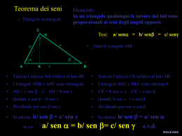 Teorema dei seni