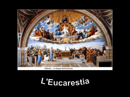 L`Eucaristia - Partecipiamo
