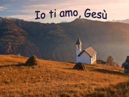 Io Ti amo Ges&ugrave; ( Medjuorje)