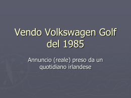 Vendo un Golf
