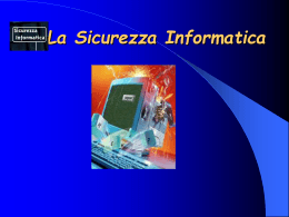 Organizzazione della sicurezza