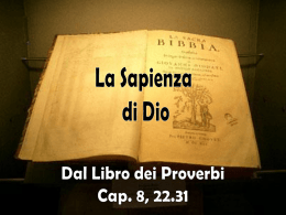 La sapienza di Dio