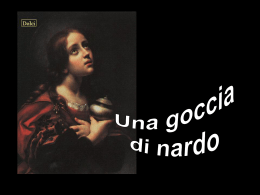 Una goccia di nardo