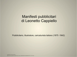 Manifesti pubblicitari di Leonetto Cappiello