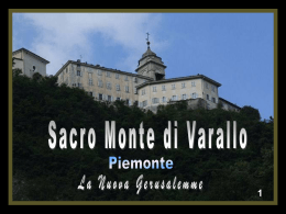 Italia, Piemonte, Varallo: Sacro monte