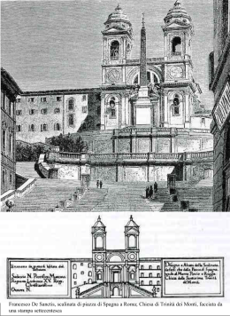Francesco De Sanctis, scalinata di piazza di Spagna a Roma