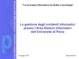 24 maggio 2007 3 Marisa Alicanti - Informatica giuridica