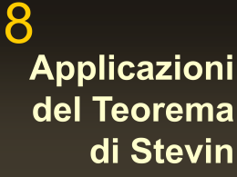 08 - Applicazioni del Teorema di Stevin