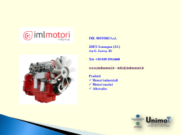 IML MOTORI Srl - Cantiermacchine