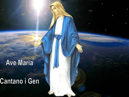Ave Maria (cantano i Gen)