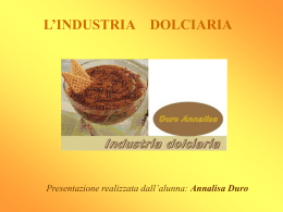 L`industria dolciaria