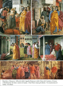 Masolino e Masaccio, Affreschi della Cappella