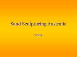 Sand Sculpturing Australia