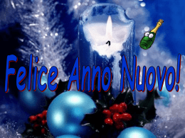 Felice Anno Nuovo - ilmioarchiviovirtuale.it