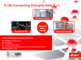 E.ON Connecting Energies Italia Srl