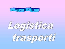 Logistica trasporti