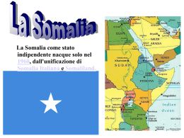 Somalia - Ricerca di Giovanni Donato