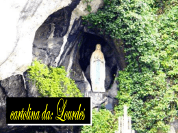 Cartolina da Lourdes