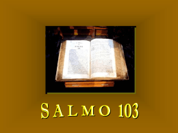 Salmo 103 - Partecipiamo
