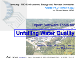 Meeting - TNO Environment, Energy and Process innovation