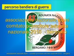 percorso_bandiera - Adunata Nazionale Alpini Bergamo
