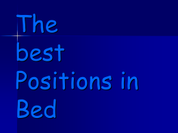 the best positions in bed