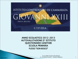 Diapositiva 1 - Istituto comprensivo Giovanni XXIII