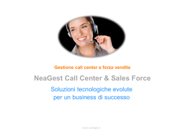 NeaGest Call center & Sales Force