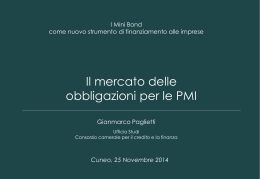 Mini-bond - Consorzio Camerale per il Credito e la Finanza