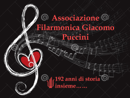 COME? - Filarmonica Puccini 1822