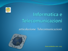 Informatica e Telecomunicazioni - IS GiovanniXXIII