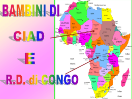 Bambini Ciad e Congo