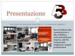 Scarica Presentazione Ancona Business Center