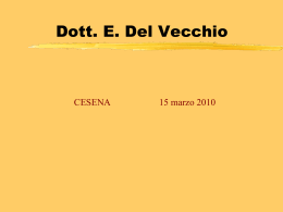 Conferenza Dottor Enrico Del Vecchio 15.03.2010
