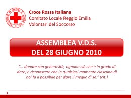 assemblea_28.06.2010 - CRI - Comitato Locale di Reggio Emilia