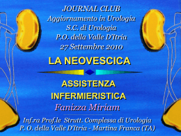 Diapositiva 1 - SC di Urologia