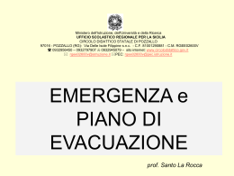 lezione 1 norme di comportamento evacuazione CD POZZALLO