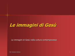 Le immagini di Ges&ugrave;