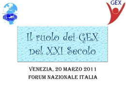 RuoloGexXXISecolo - Federazione Italiana Exallievi ed