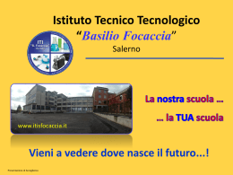 Istituto Tecnico - Settore tecnologico