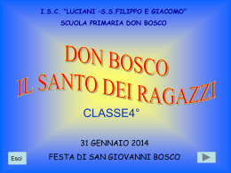 Don Bosco,il santo dei ragazzi