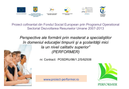 La Certificazione delle Competenza nei Master