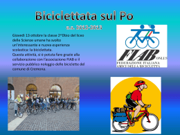 Biciclettata sul PO - Liceo "Sofonisba Anguissola"