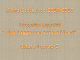 Una Legge per essere liberi
