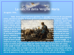 La nascita di Maria