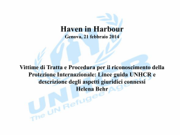 Slide 1 - Progetto HAVEN in HARBOUR