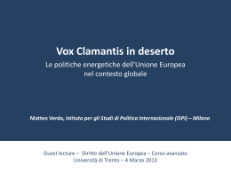 qui - Sicurezza Energetica