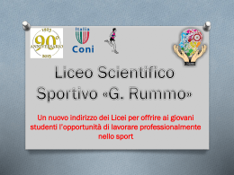 Marketing dello sport - Liceo Scientifico "G. Rummo"