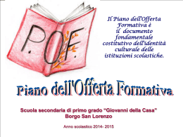 Pof14-15 definitivo - Scuola Media Borgo San Lorenzo