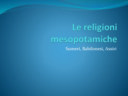 Le religioni mesopotamiche